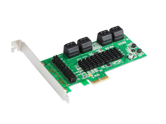 PCIe to 8 Port Internal SATA6G Card，IO-PCE9705-8I