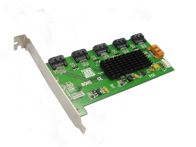 1 to 5-ports Serial ATA II Port Multiplier ,IO-JMB321-5I