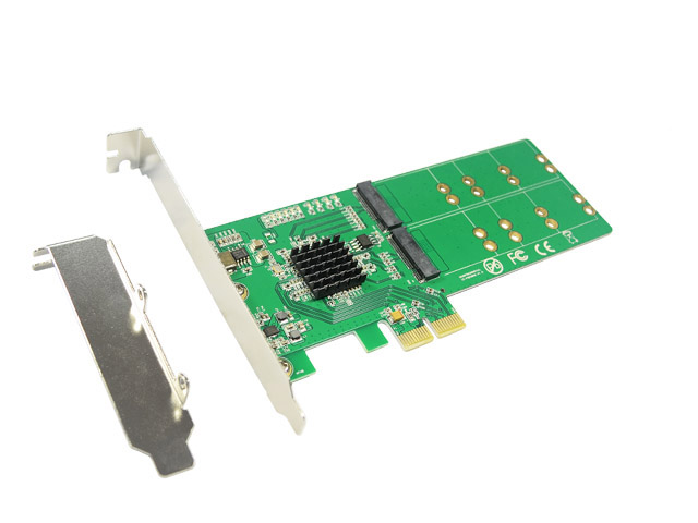 PCIe to 4 x NGFF M.2 Key-B adapter card ,IO-PCE9235-4NI
