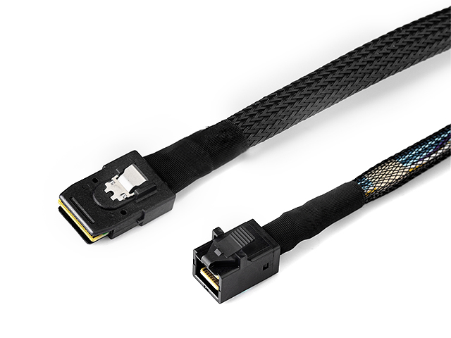 Internal Mini SAS HD SFF-8087 36 Pin to SFF-8643 36 Pin Data Server Cable 0.5M,IO-CAB864387