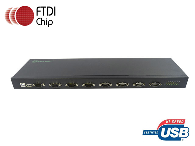 USB 2.0 to 8 Port Serial RS232 Adapter,IO-U24232C-8S