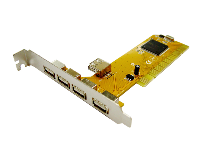 PCI to USB2.0 (4+1) NEC Chip with Front USB, MM-U2NEC101-4E1I