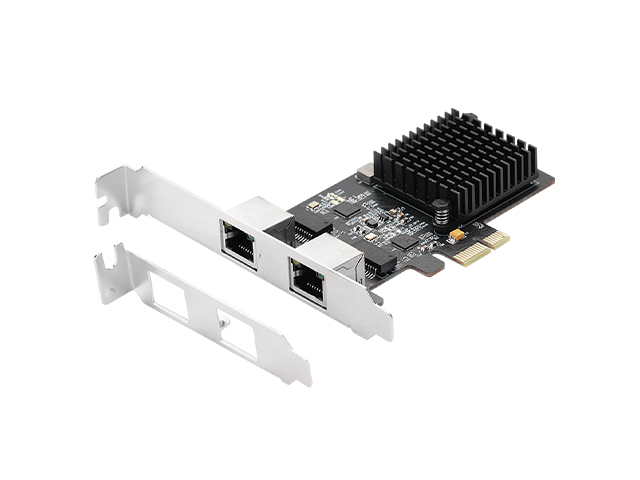 PCIe to 2 Ports 2.5G Ethernet Card,IO-PCE8125B-2GLAN