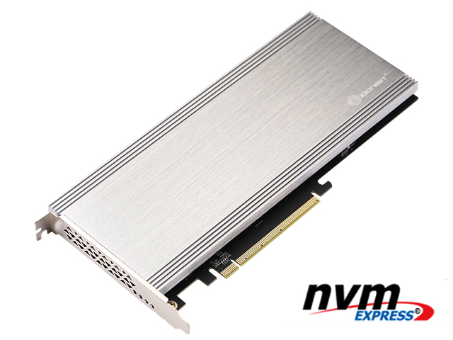PCIe 4.0 x16 to 4x M.2 NVMe Adapter Card，IO-PCE44M2-01