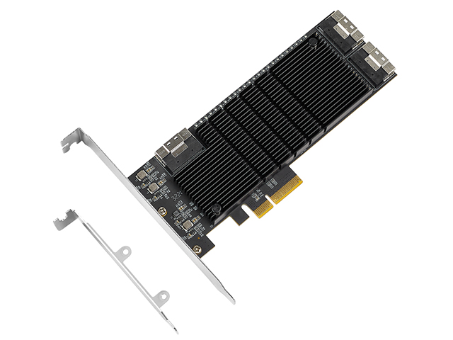 PCIe Gen3x4 to 24 Port SATA 6G Card,IO-PCE5824-24I