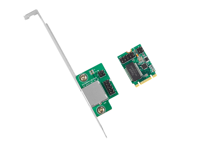 M.2(B+M Key) to 10 /100/1000M Ethernet Card，IO-MBF8111H-GLAN