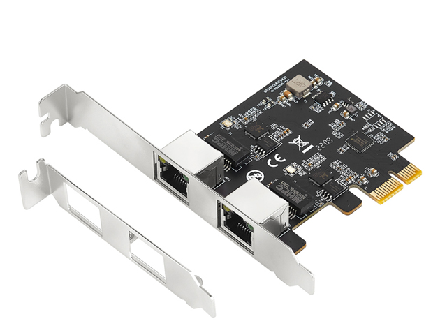 PCIe to 2 Ports 2.5G Ethernet Card,IO-PCE8125E-2GLAN