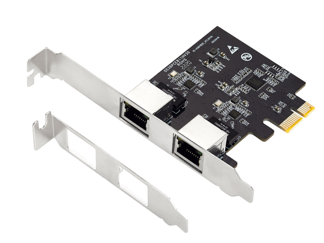 PCIe to Dual Gigabit Ethernet Controller Card,IO-PCE8111H-2GLAN