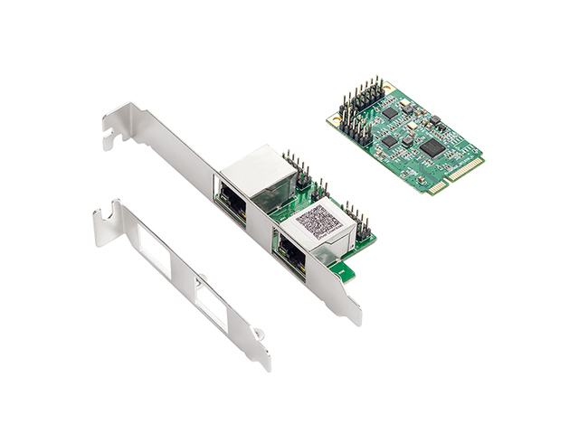 Mini PCIe to Dual Gigabit Ethernet Controller Card,IO-MPE811HN-2GLAN