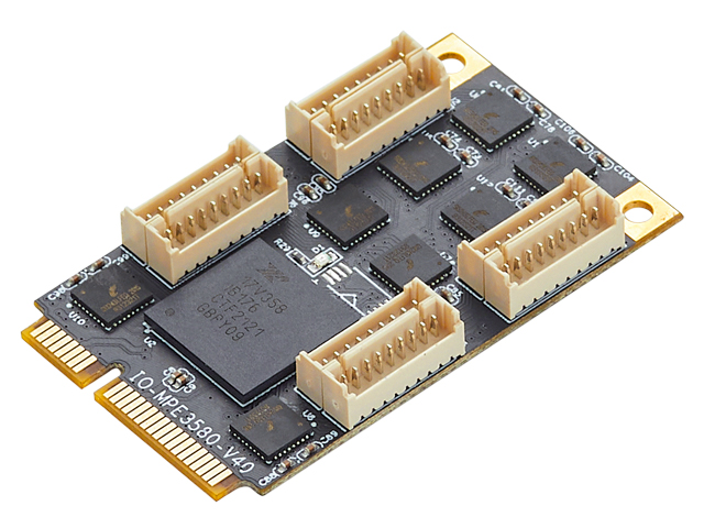 MINI PCIe to 8 Ports RS232 Card,IO-MPE358C-8S