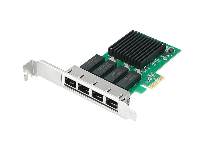 PCIe to 4 Ports Gigabit Ethernet Card, IO-PCE8111W-4GLAN