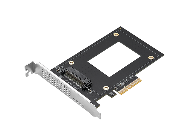 PCIe x4 to 1-port U.2 SFF8639 2.5-inch SSD Adapter，IO-PCE8639A-U2