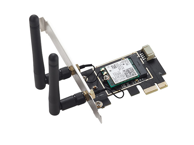 PCIe Network card with Wireless 802.11BE WIFI7 and Bluetooth 5.4,IO-PCE200-WB7