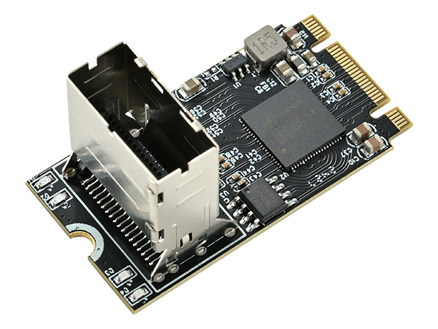M.2(PCIe3.0) to 4 Port SATA 6G Adapter，IO-M2F5850-4I