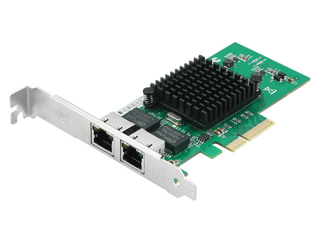 PCIe to Dual-Port Gigabit Server Network Card ，IO-PCE482576-2GLAN