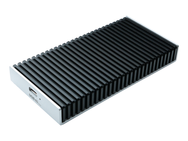 USB4/Thunderbolt to PCIe Gen4 x4 NVMe 40G Enclosure，AA24M11