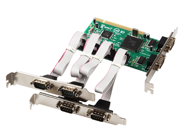 PCI to 6 DB-9 Serial (RS-232)Card,MM-PIO9865-6S