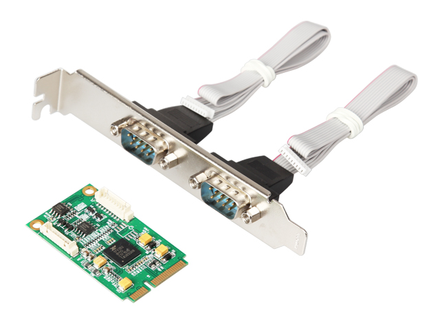 Mini PCIe to 2 port RS422/485  card,IO-mPCE352A-2S