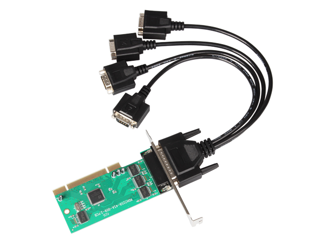 PCI to 4 Ports DB-9 RS-232 Serial Controller Card,IO-IOC845-PR4S