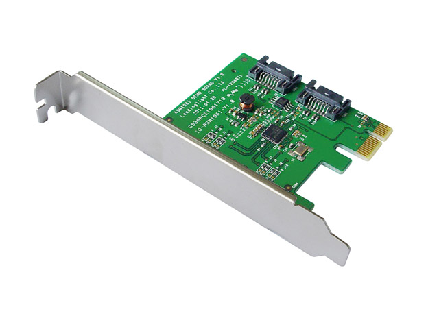 PCIe to 2 Ports Internal SATA6Gbps Controller Card,IO-PCE1061-2I