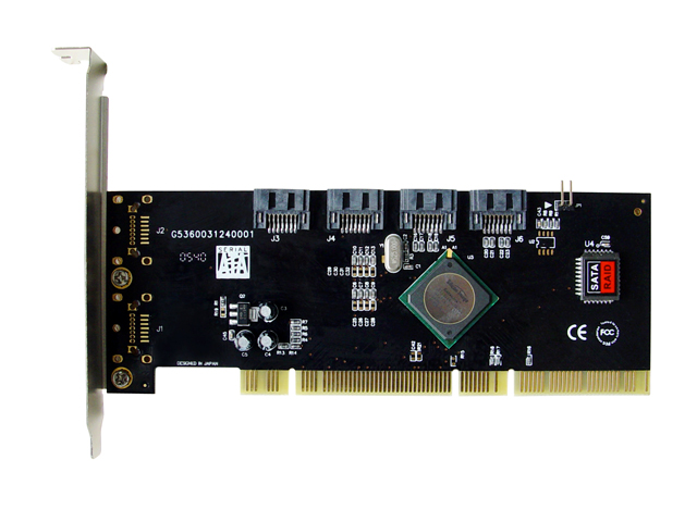 4 Channels PCI-X Serial ATA II Host Raid Controller Card PCI 4SATA Raid Card,MM-SA3124-4IR