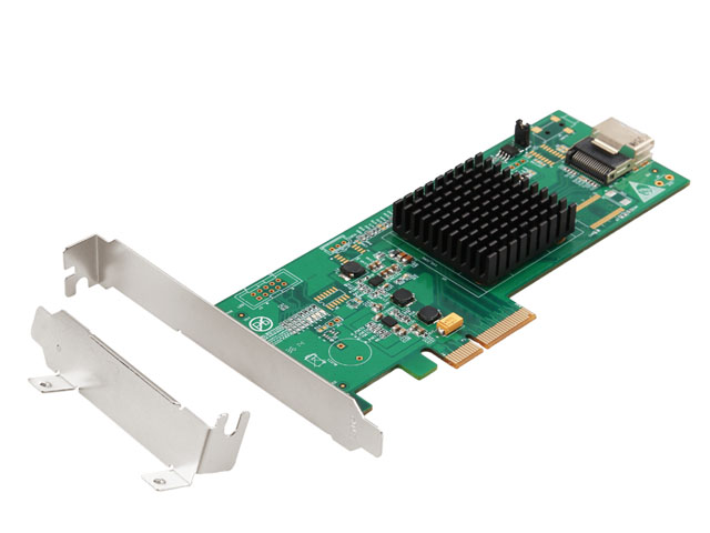 PCIe 2.0 to Four-Port SAS/SATA 6Gbps Card,SY-PEX40096