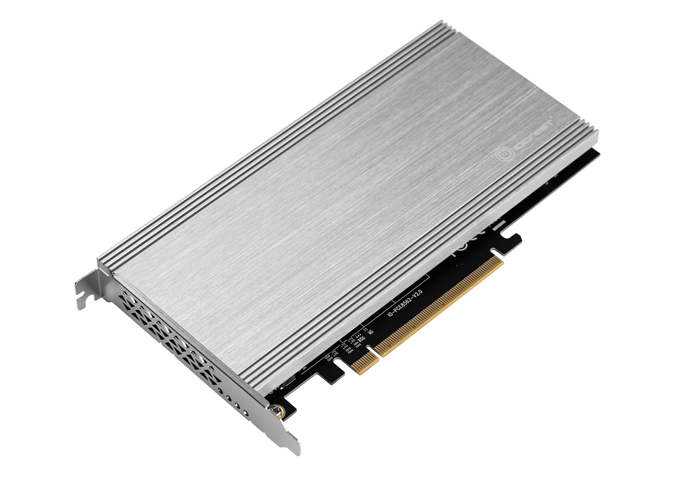 PCIe3.0 x 16 to 4 x M.2 Adapter,IO-PCE2824-FM2