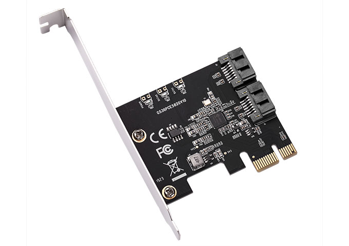 PCIe3.0 to 2 ports SATA6Gb/s Card,IO-PEX40148