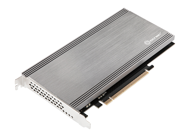 PCIe3.0X16 to 4XM.2(M-Key) Adapter card ,IO-PEX40152