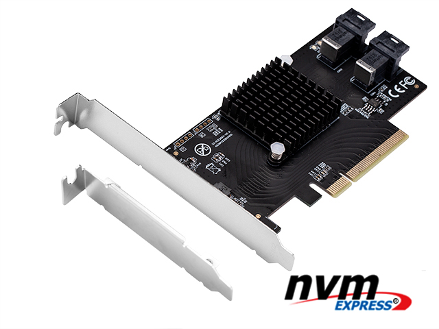 PCIe3.1X8 to 2XU.2(SFF-8643) card ,IO-PEX40151