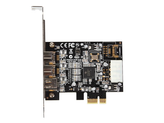 PCIe to 2x 1394b + 1x 1394a Firewire  Card,MM-PCE2213-2B1A