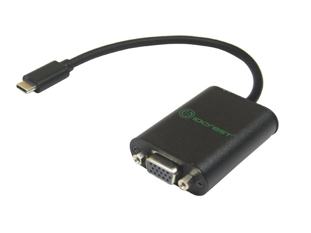 USB3.1 USB-C TO VGA Adapter (DP Alt Mode), IO-TCTOVGA