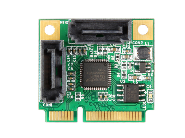 Mini PCI-E to 2 Port SATA 3.0 Raid Controller Card  ,IO-MPCE1061R-2IR