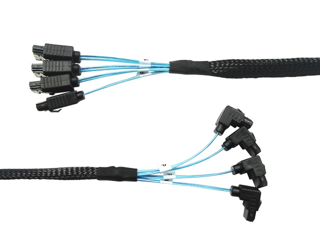 4Ports SATA6G Cable ,IO-CAB4SF4S