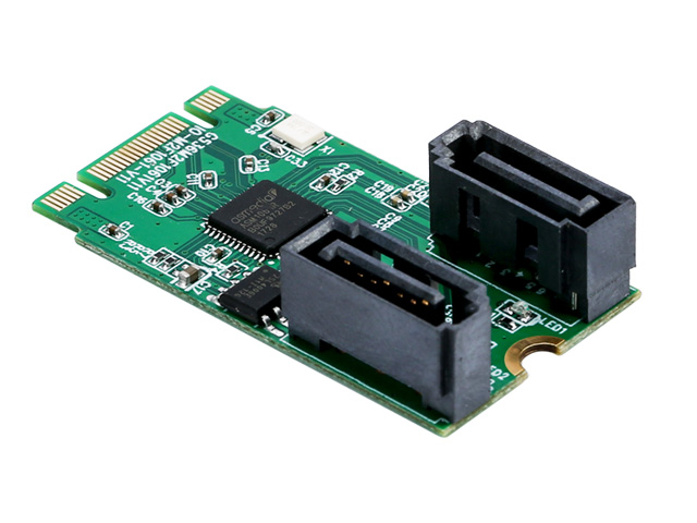 M.2(PCIe) to 2 Port SATA 6G RAID Adapter ,IO-M2F1061R-2IR