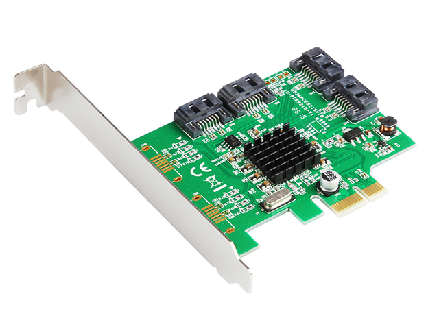 PCIe to 4-port SATA6g Controller Card,IO-PCE9215-4I