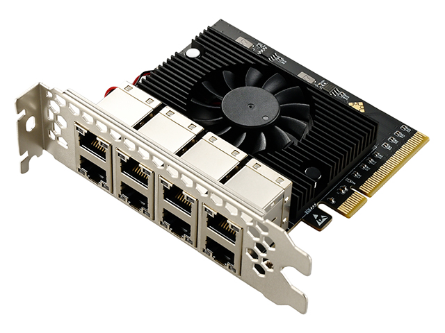 Lekuo 8-Port PCle to 1G Network Card,RTL8111H chip