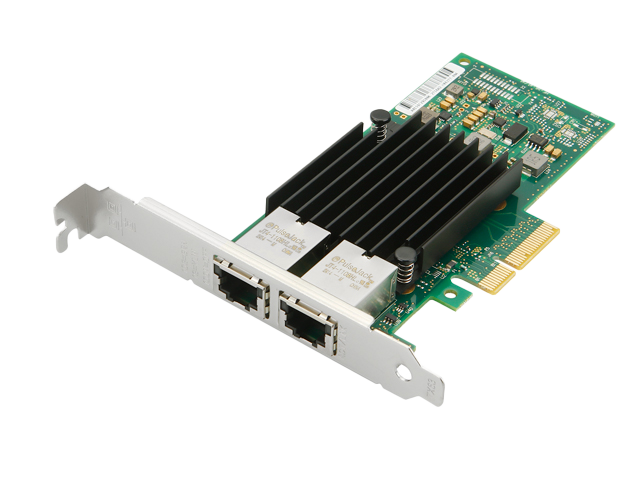 Lekuo 2-Port PCIe 10G Network Card,Intel x550 Chip